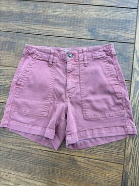 Utility Cargo Shorts in Dusty Rose